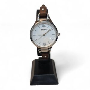 RELOJ FOSSIL ES3060 ESFERA BLANCA/ CORREA PIEL + CAJA