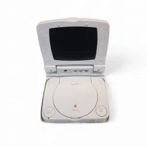 VIDEOCONSOLA PSONE CON PANTALLA INJOY + MANDOS FUENTE DE ALIMENTACION ENCHUFE AMERICANO