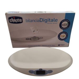CHICCO BÁSCULA DIGITAL PARA RECIÉN NACIDOS Y BEBÉS HASTA 20KG + CAJA