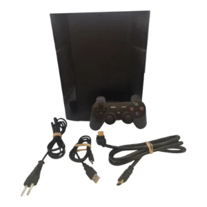 CONSOLA SONY PS3 SUPER SLIM 500GB + CABLES + MANDO