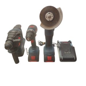 PACK BOSCH MARTILLO/ATORNILLADOR Y AMOLADORA GBH 18V-22 + CARGADOR + 2 BATERIAS