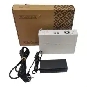 SWITCH MIKROTIK CLOUD SWITCH SERIES CRS112 + CABLES + CAJA
