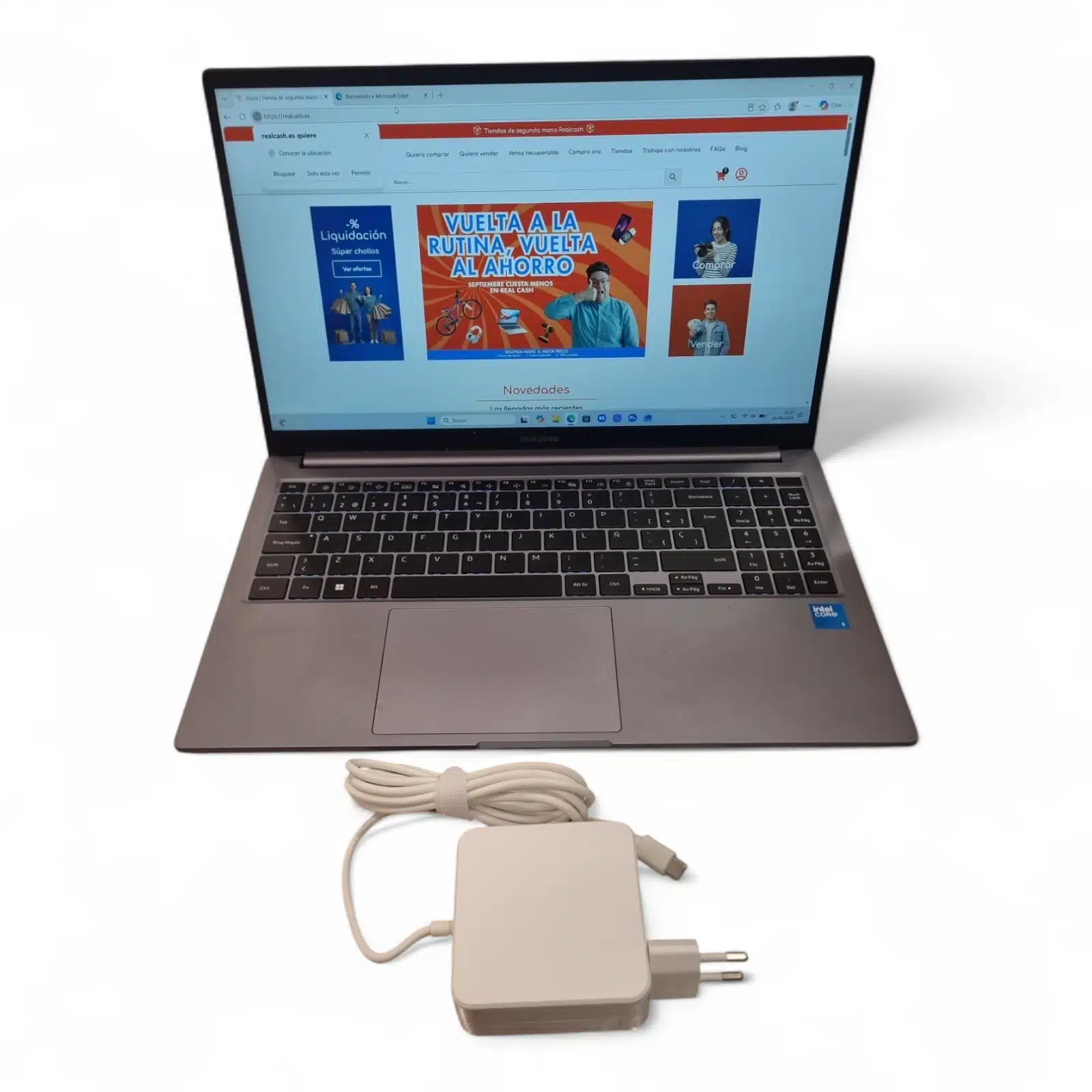 Portatil Samsung Galaxy Book 4 450XGK I5 120U/8GB RAM/512GB Ssd + Funda + Cargador — foto 2
