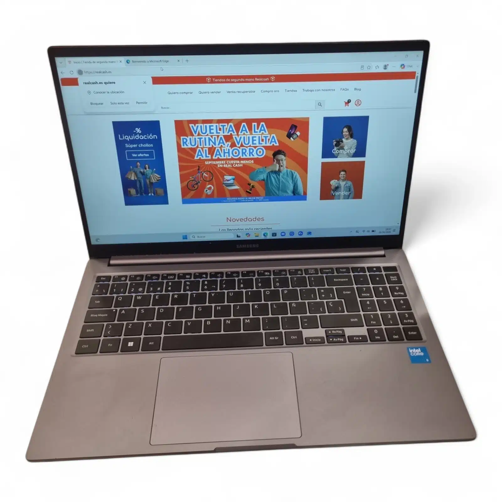 Portatil Samsung Galaxy Book 4 450XGK I5 120U/8GB RAM/512GB Ssd + Funda + Cargador
