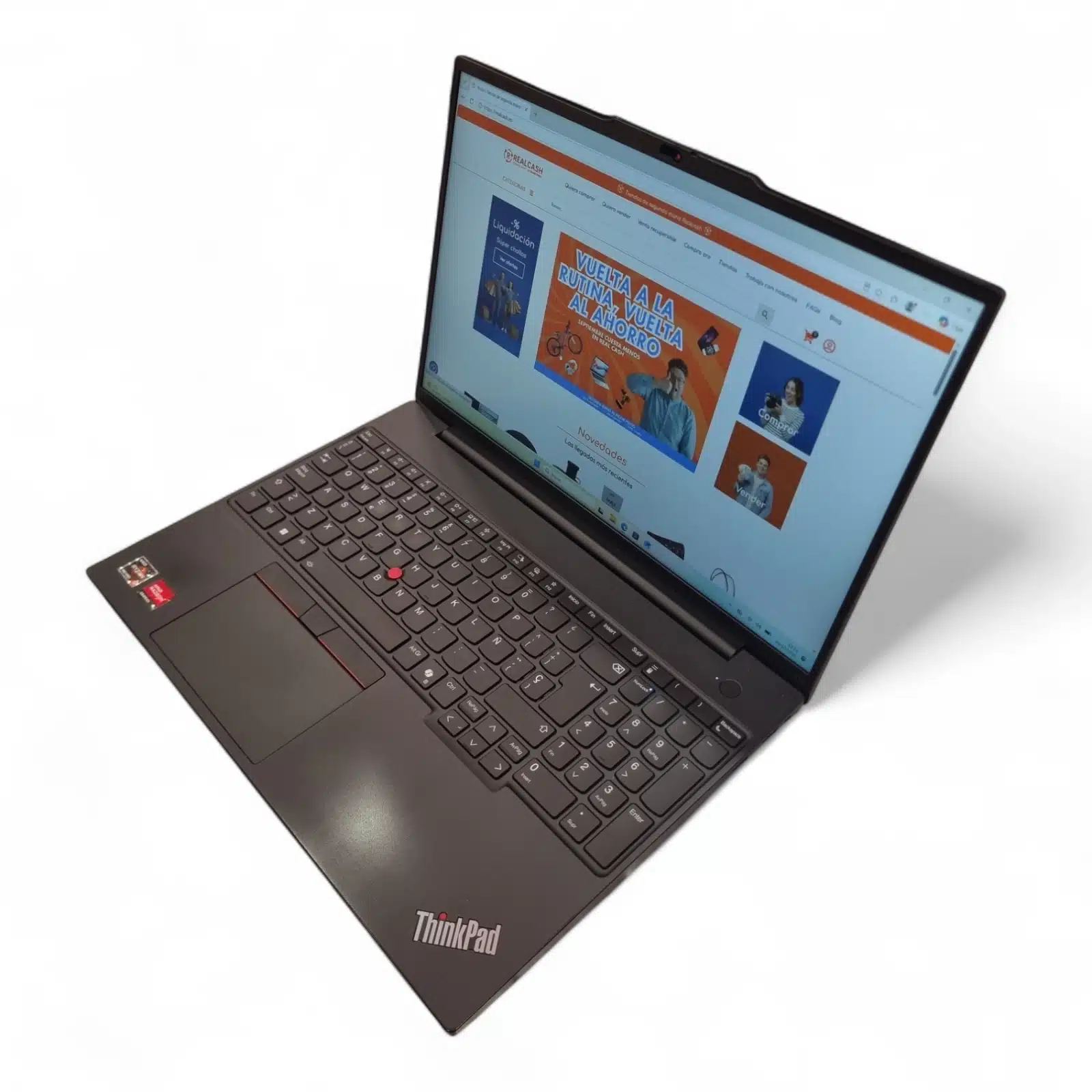 Portatil Lenovo Thinkpad E16 Gen 2 Ryzen 5 7535HS 16GB Ram 512GB Ssd + Cargador — foto 3