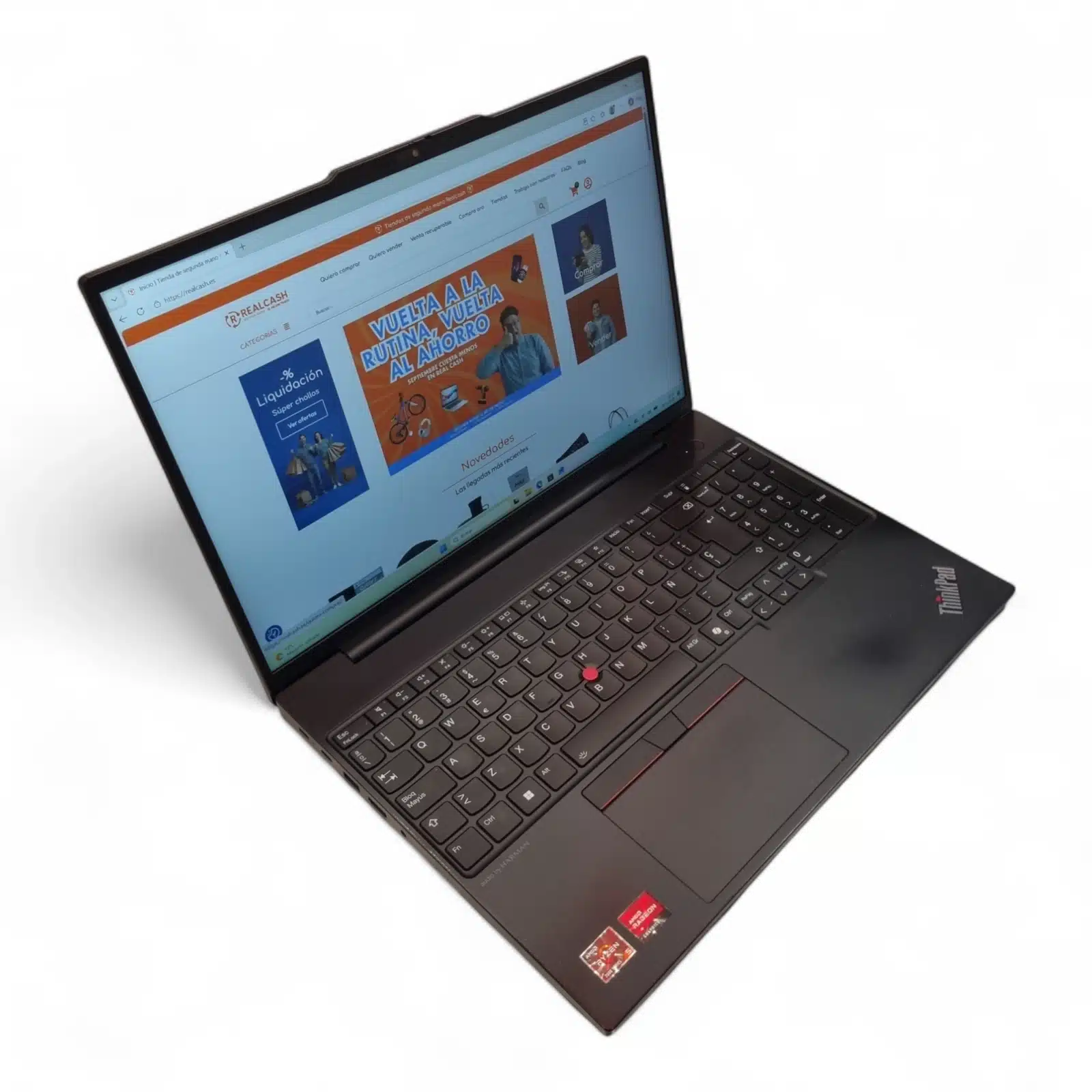 Portatil Lenovo Thinkpad E16 Gen 2 Ryzen 5 7535HS 16GB Ram 512GB Ssd + Cargador — foto 4