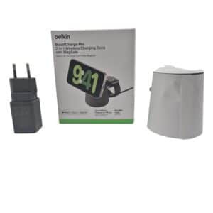 CARGADOR INALAMBRICO BELKIN 2 EN 1  DOCK CON MAGSAFE