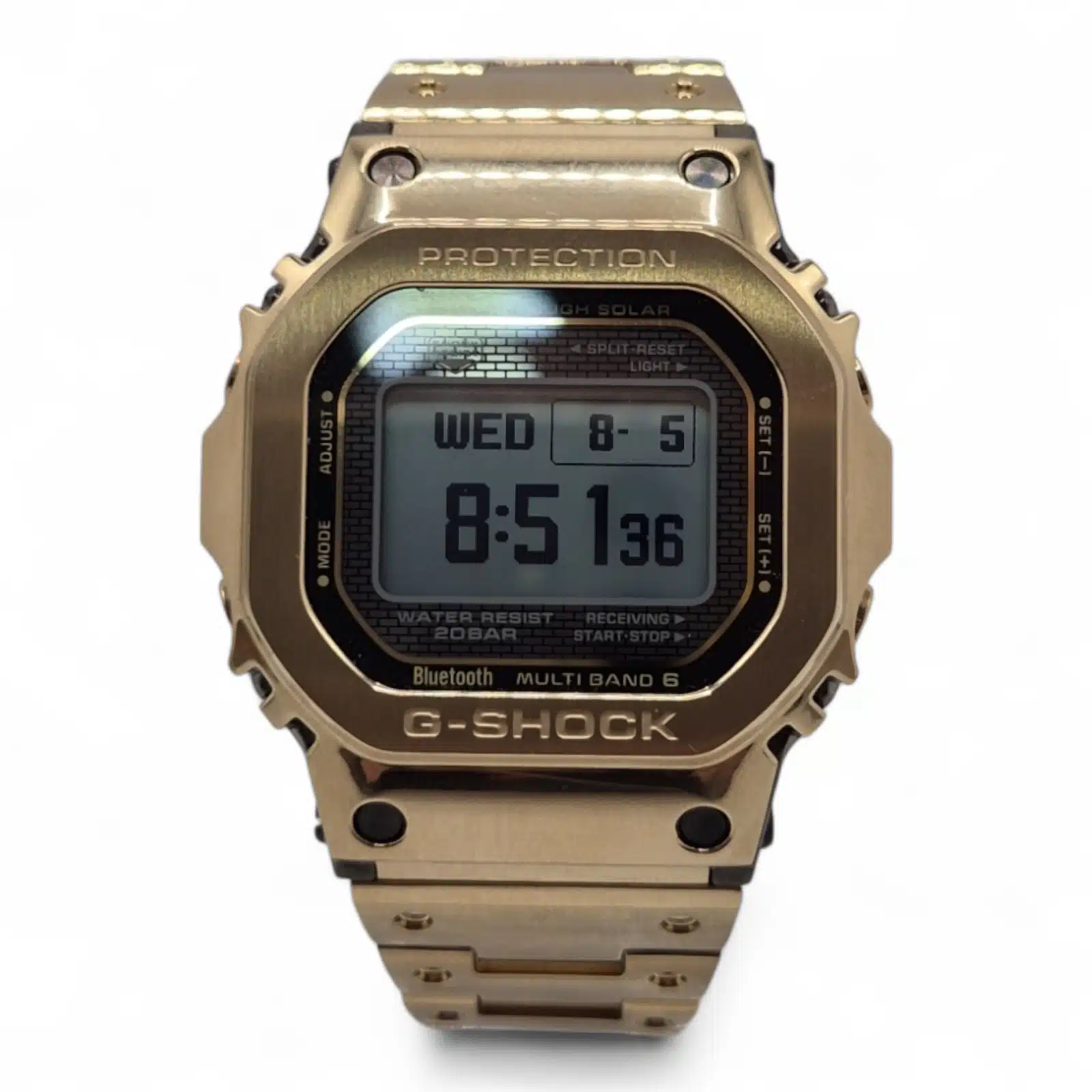 Reloj G-shock GMW-BZ5000 Dorado Acero + Caja + Eslabones — foto 3