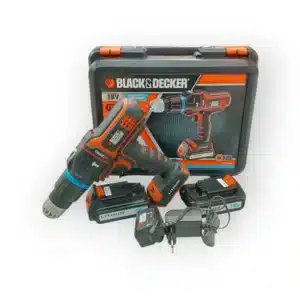 TALADRO ATORNILLADOR A BATERIA BLACK & DECKER MTHD5 + 2 BATERIAS + CARGADOR + MALETIN