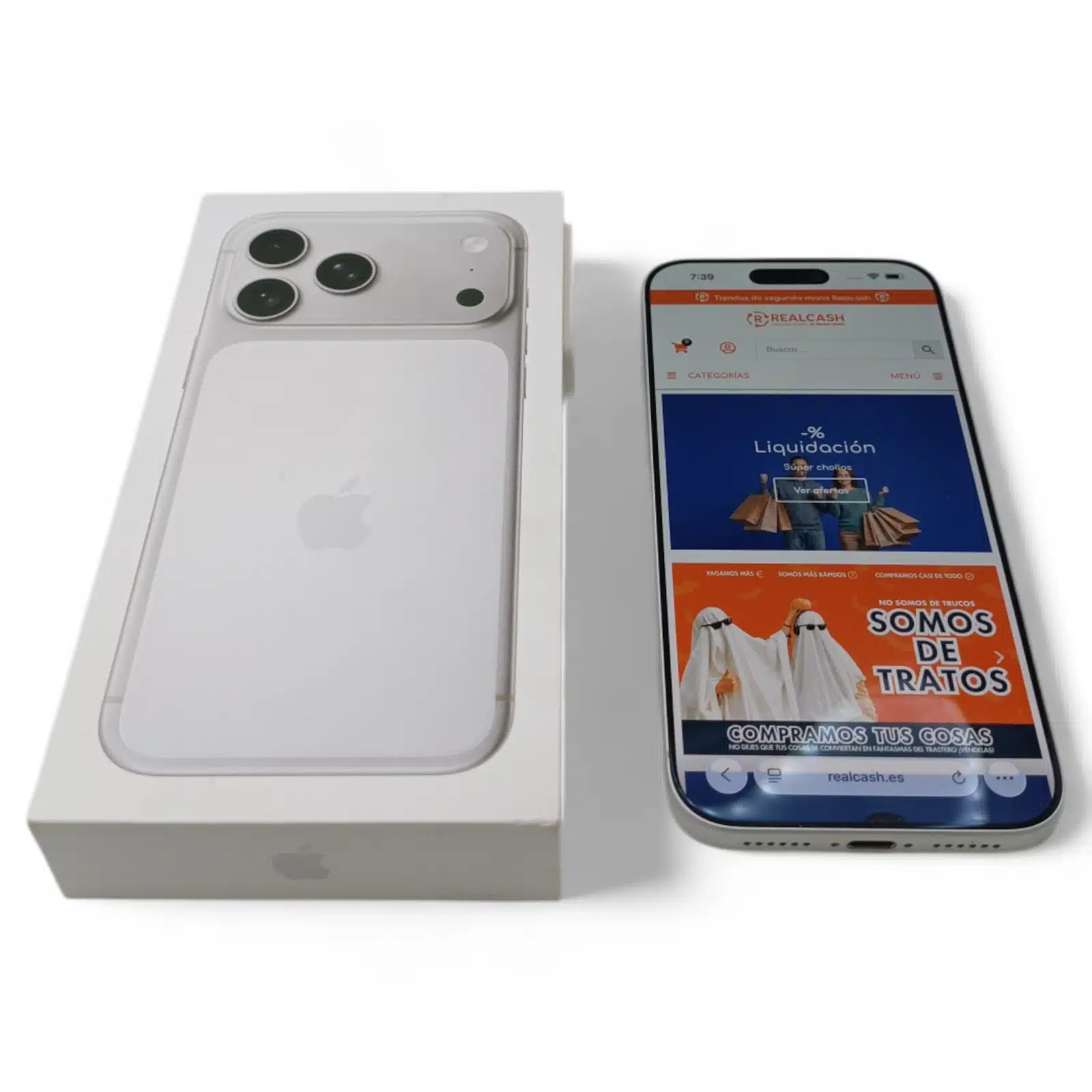 Iphone 17 Pro Max 256GB 94% Salud Bat Gris + Caja — foto 3