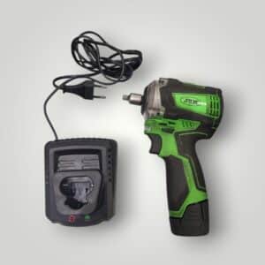 PISTOLA DE IMPACTO BRUSHLESS JBM 60059 3/8" A BATERIA + MALETIN + BATERIA + CARGADOR