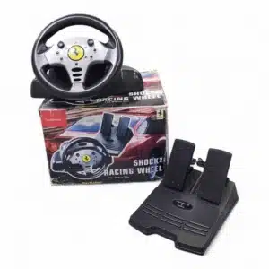 VOLANTE DE PLAYSTATION SHOCK 2 EACING WHEEL GUILLEMOT + CAJA