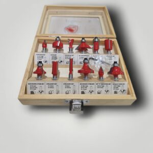 JUEGO DE FRESAS STAYER 12 UNIDADES + CAJA