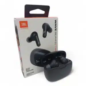 AURICULARES JBL WAVE BEAM 2 NEGROS + CAJA