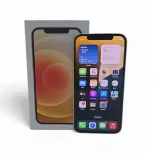 IPHONE 12 128GB BLANCO + CAJA 100% SALUD BATERIA