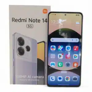 MOVIL REDMI NOTE 14 5G LAVANDA 256GB / 8GB RAM + CAJA + CABLE + FUNDA