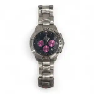RELOJ CRONOGRAFO VICEROY 40325 ESFERA NEGRA Y ROSA