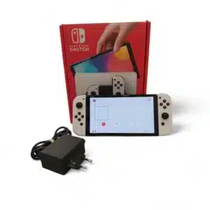 CONSOLA NINTENDO SWITCH OLED + CARGADOR + CAJA *SIN DOCK*