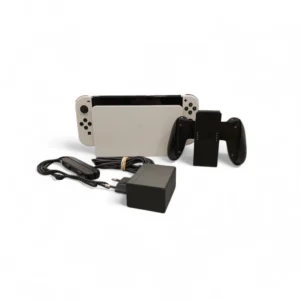 VIDEOCONSOLA NINTENDO SWITCH OLED BLANCA + 2 JOYCONS + CARGADOR + ACCESORIOS