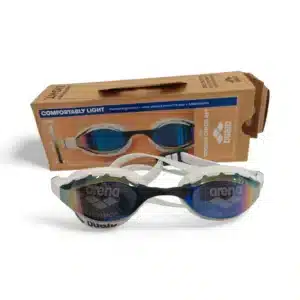 GAFA DE NATACION ARENA AIR SONIC MIRROR BLANCAS + CAJA *A ESTRENAR*
