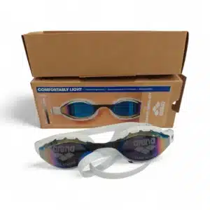 GAFA DE NATACION ARENA AIR SONIC MIRROR BLANCAS + CAJA *A ESTRENAR*