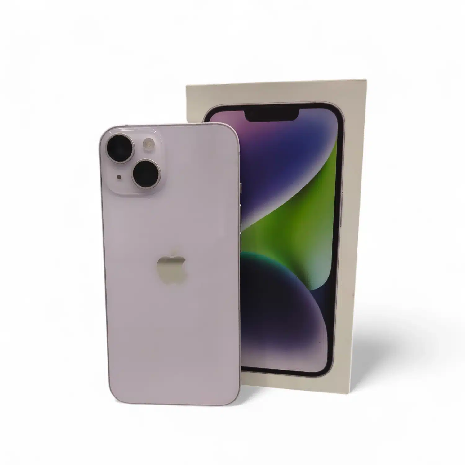 Iphone 14 128GB A2882 Salud DE Bateria 92% Morado + Caja