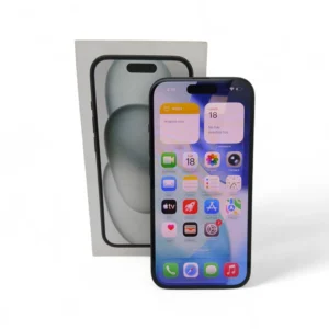 MOVIL IPHONE 15 128GB COLOR NEGRO + CAJA + CABLE