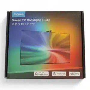 GOVEE T2 BACKLIGHT RGBIC 5M CON DUAL CÁMARA PARA TV DE 75-85 * a estrenar