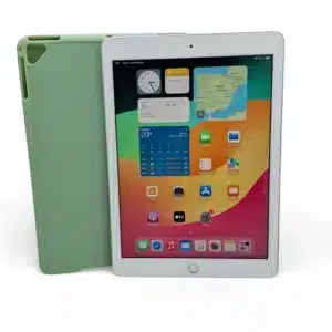 IPAD 6º GEN  128GB  88% SB BLANCA + FUNDA