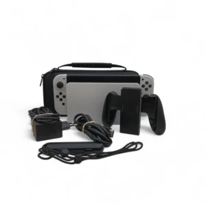 CONSOLA NINTENDO SWITCH OLED  + CARGADOR + ACCESORIOS