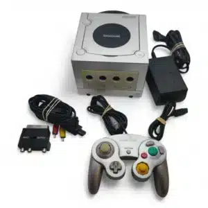 CONSOLA GAME CUBE + MANDO + CABLES