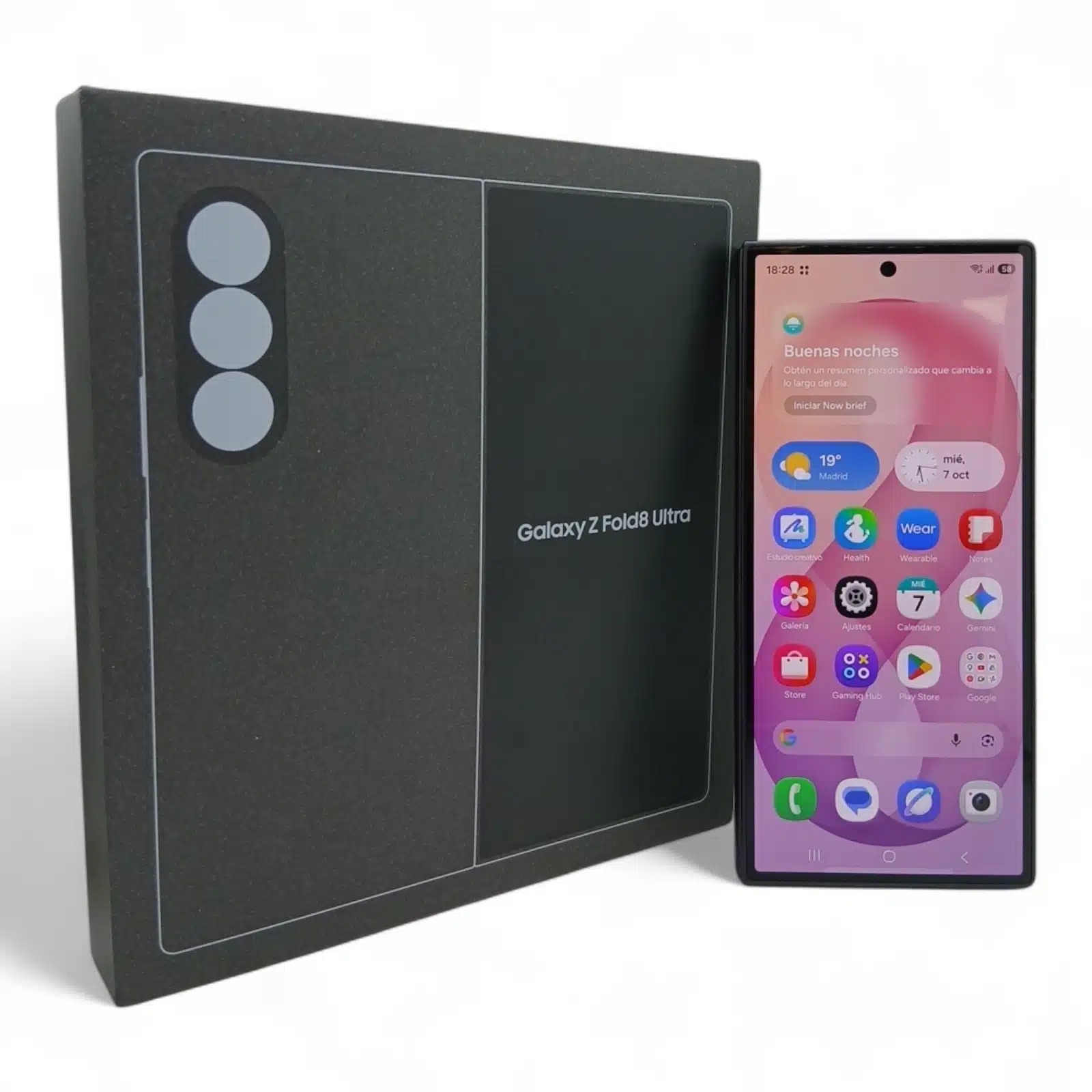 Movil Samsung Galaxy Z Fold 8 Ultra Violeta 12GB / 512GB + Cable + Caja *A Estrenar*
