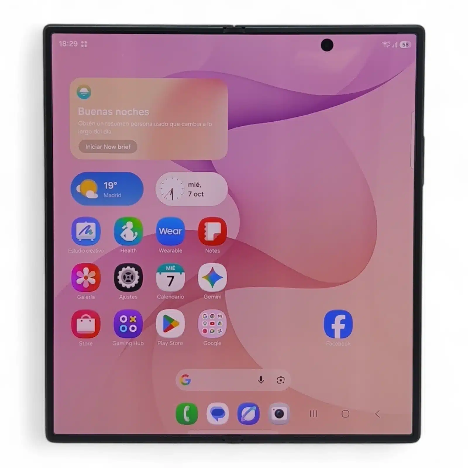 Movil Samsung Galaxy Z Fold 8 Ultra Violeta 12GB / 512GB + Cable + Caja *A Estrenar* — foto 3
