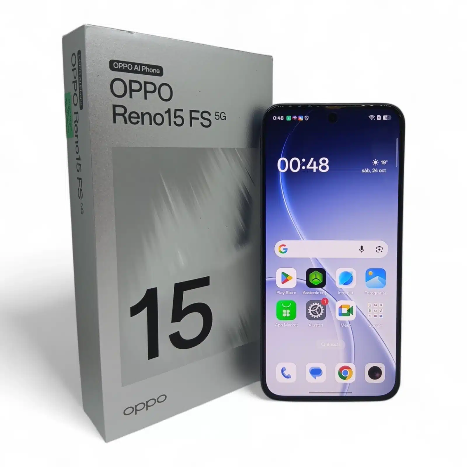 Movil Oppo Reno 15 FS 5G Azul 8GB / 512GB + Cable + Caja *A Estrenar*
