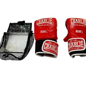 GUANTES DE BOXEO CHARLIE MONK L + FUNDA