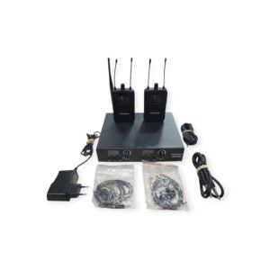 SISTEMA IN EAR INALAMBRICO DEFINITIVE AUDIO INEAR 200 DOBLE UHF CON AURICULARES