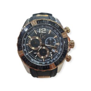 RELOJ GUESS ESFERA NEGRA Y02011G2-02 + CAJA