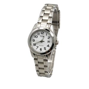RELOJ CASIO LTP-1259P ACERO ESFERA BLANCA