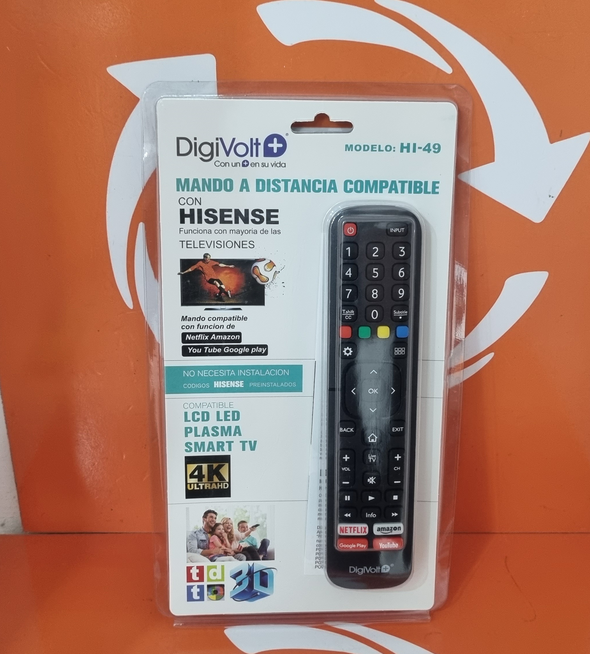 ᐅ Mando a distancia para TV HISENSE 【LCD 3201 EU】
