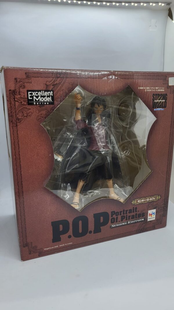 388099 1 FIGURA ONE PIECE LUFFY P.O.P PORTRAIT OF PIRATES STRONG WORLD EDITION