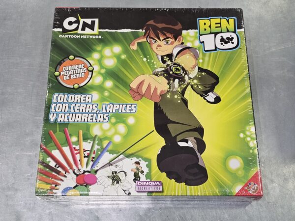 412808 1 JUEGO DE PINTURAS DINOVA BEN 10 A ESTRENAR