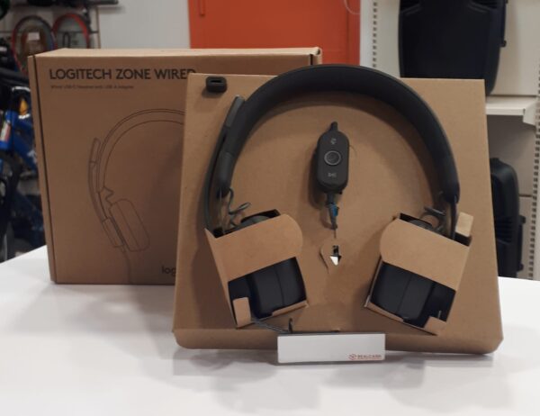 413465aiaes 1 AURICULARES LOGITECH ZONE WIRED UC + CAJA A ESTRENAR