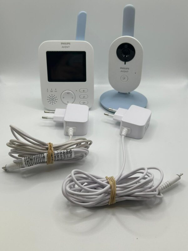 438278 2 MONITOR DE BEBES PHILIPS AVENT BABY MONITOR ADVANCED + CAJA + CABLES