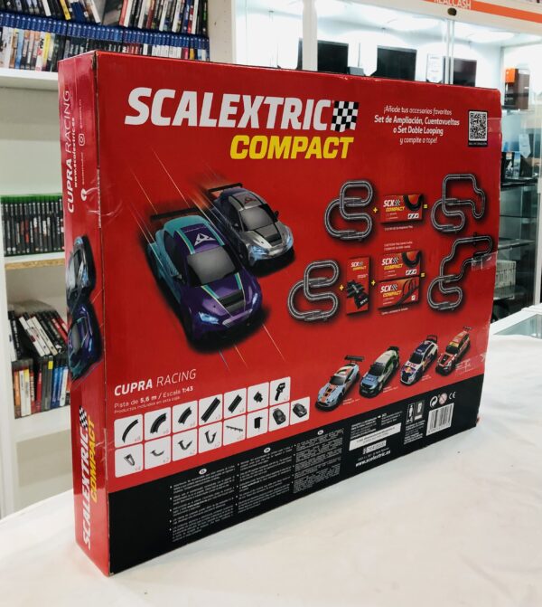 437842 2 scaled CIRCUITO SCALEXTRIC COMPACT CUPRA RACING