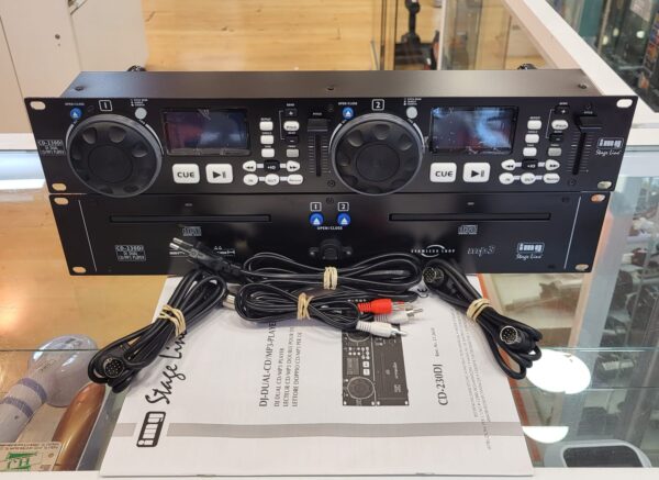 444555REPRO 1 REPRODUCTOR DUAL STAGE LINE CD-230DJ + ACCS