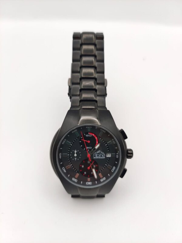 WhatsApp Image 2024 02 21 at 13.45.13 RELOJ ALPINE MOUNTAINER MONT MAUDIT ESFERA NEGRA CON ROJO