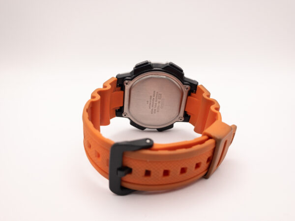 IMG 2917SAMU010324 26 scaled RELOJ CASIO 5 ALARMAS EA-1000W CORREA NARANJA + CAJA