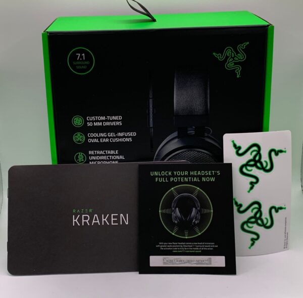 461854 2 AURICULARES GAMING RAZER KRAKEN + CAJA