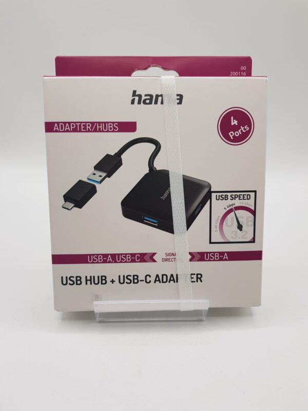 3852622 1 HAMA USB HUB USB-C ADAPTER *SIN ESTRENAR