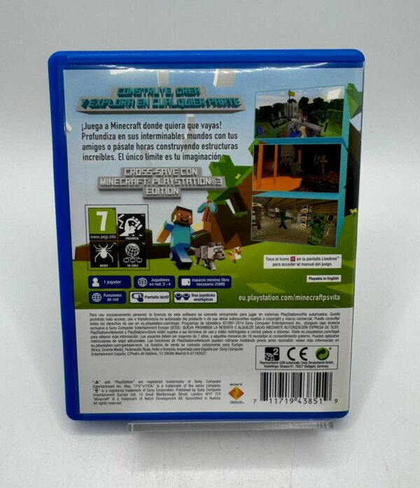 3852831 4 VIDEOJUEGO MINECRAFT PS VITA